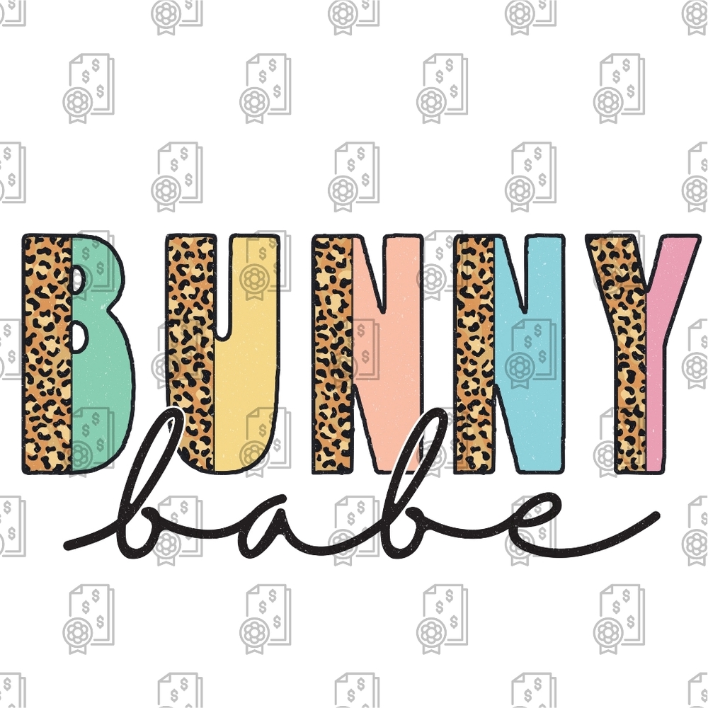 Funny Easter Bunny Ready To Press  Transfer Sublimation Transfers